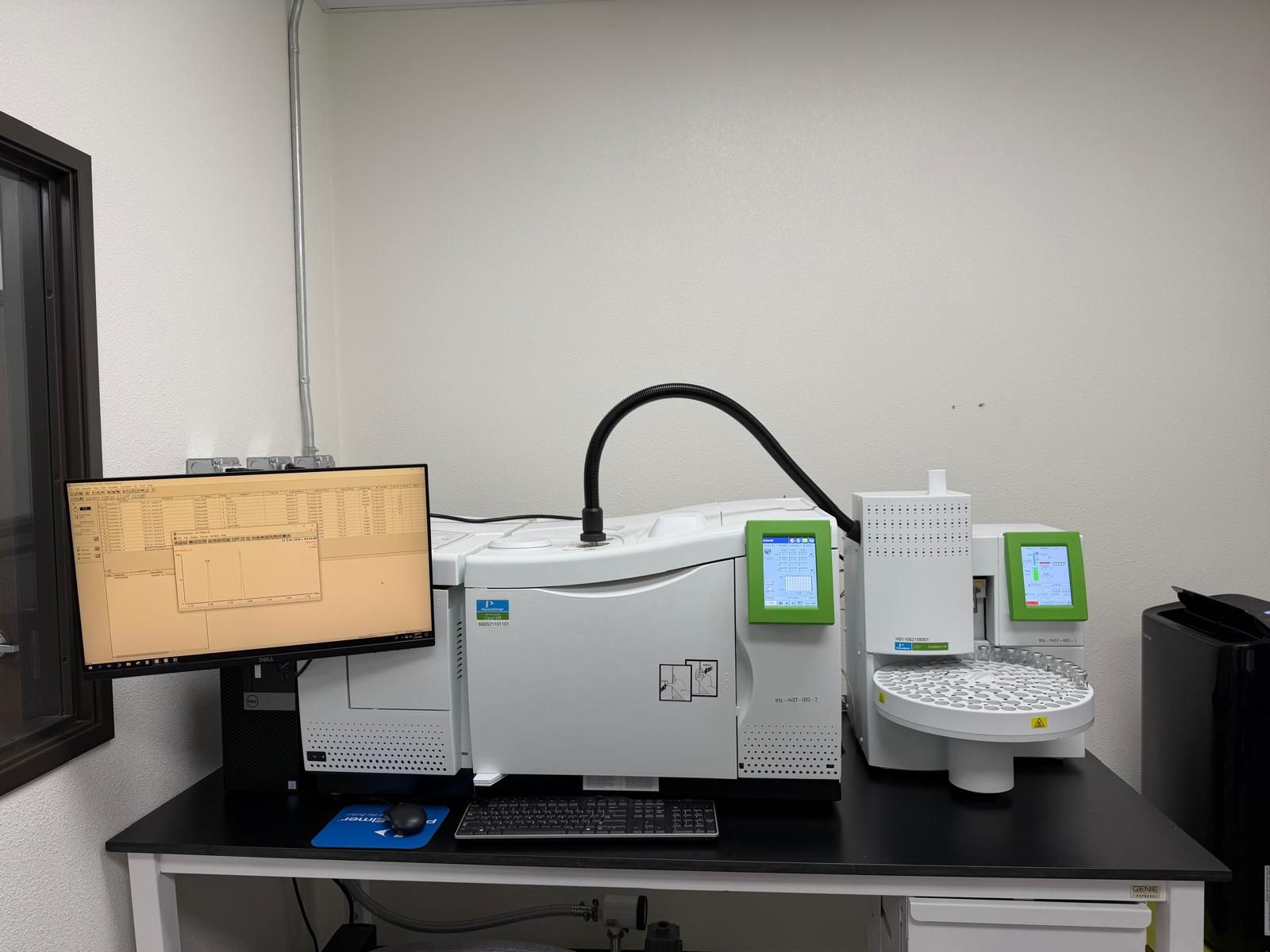 Scientist in cleanroom